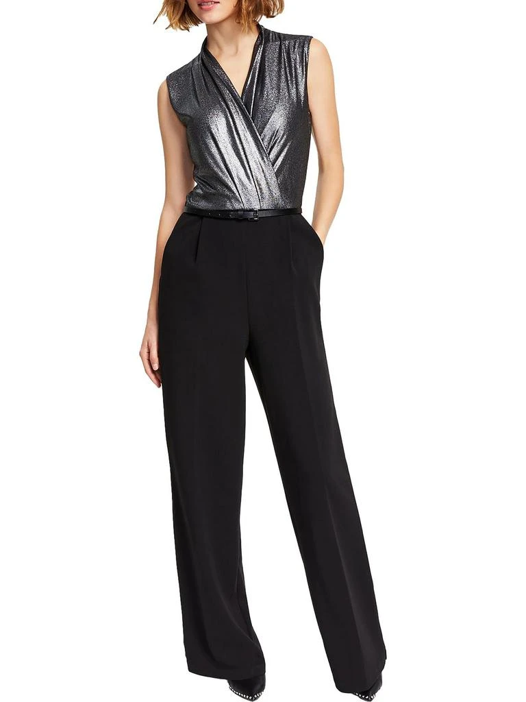 商品Tommy Hilfiger|Womens Glitter Wide Leg Jumpsuit,价格¥398,第1张图片