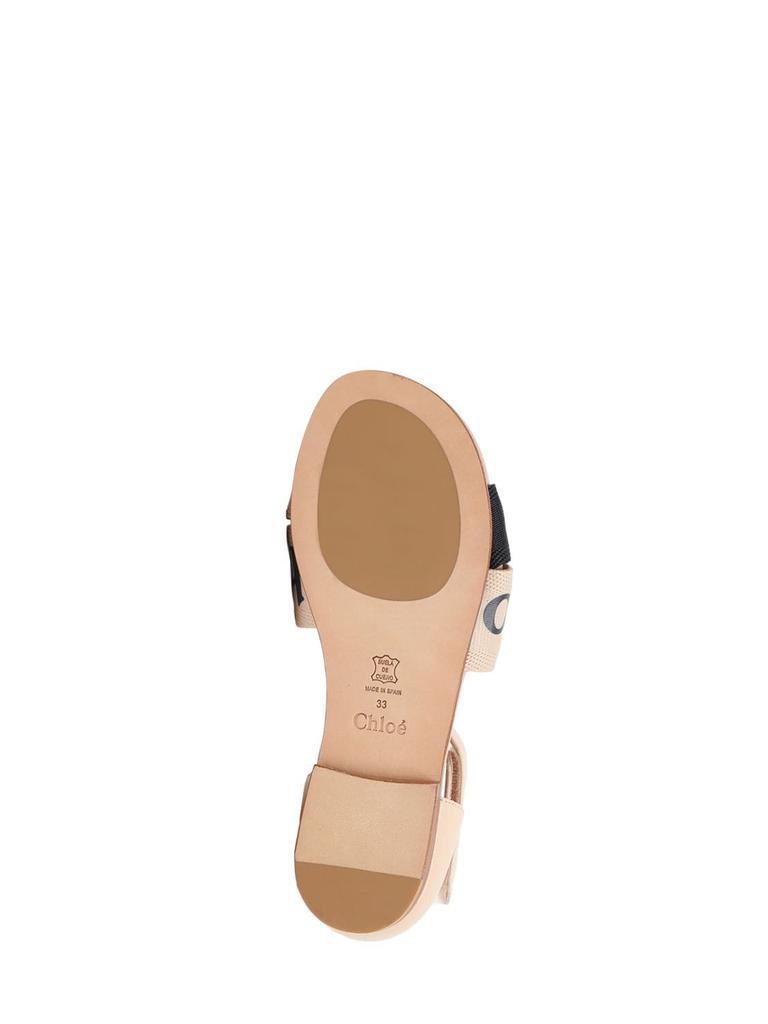 商品Chloé|Logo Leather & Tech Sandals,价格¥1236,第6张图片详细描述