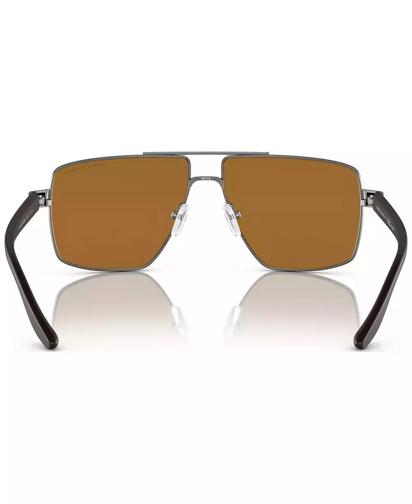 商品Armani Exchange|Men's Polarized Sunglasses, AX2037S60-P,价格¥793,第4张图片详细描述