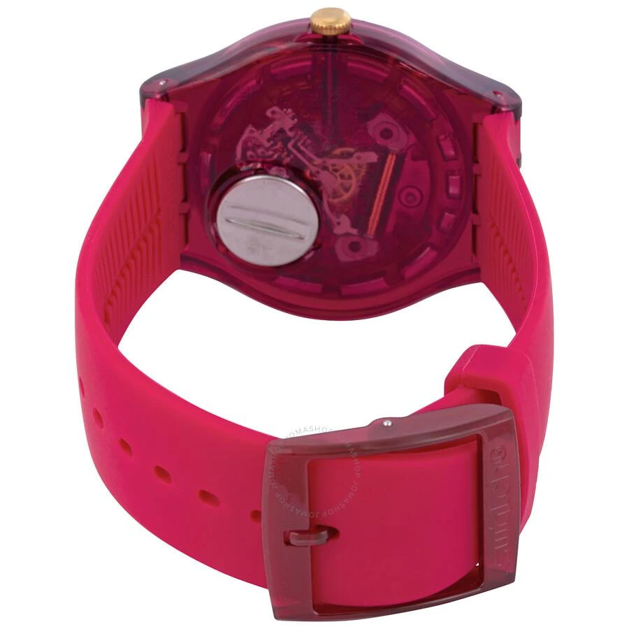 商品Swatch|Ruby Rings Quartz Red Dial Ladies Watch SUOP111,价格¥462,第3张图片详细描述