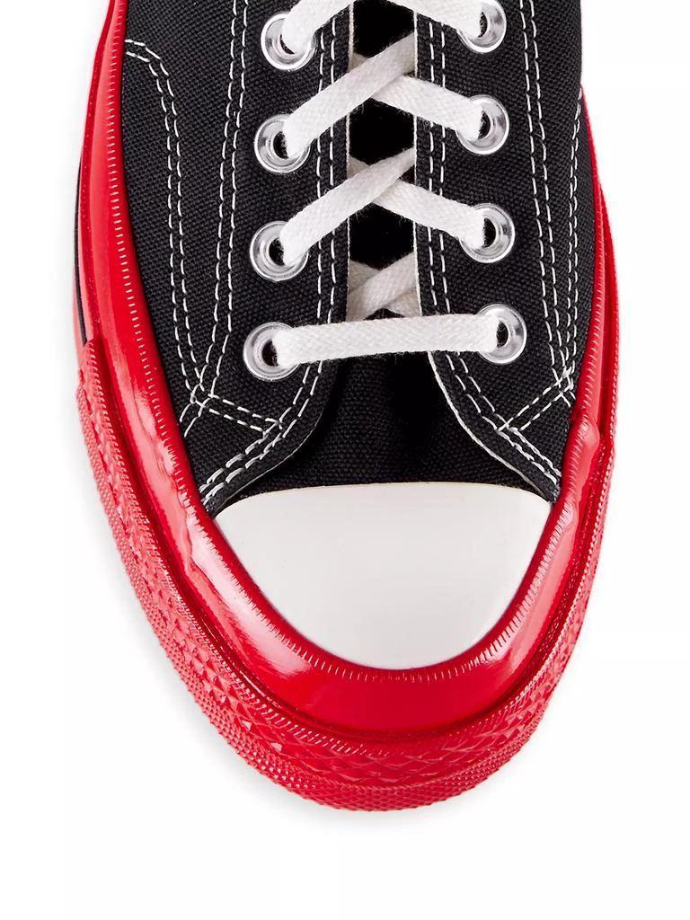 商品Comme des Garcons|CdG PLAY x Converse Chuck 70 Low-Top Sneakers,价格¥846,第4张图片详细描述