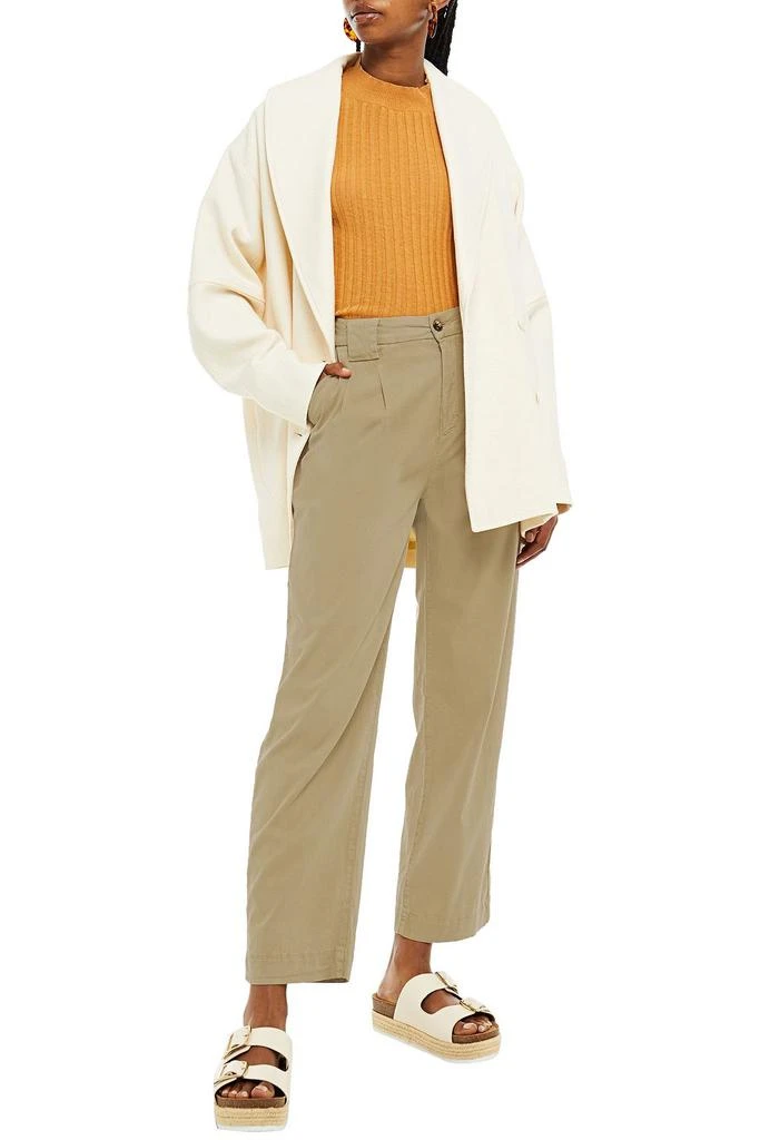 商品ba&sh|Paige pleated Lyocell-blend straight-leg pants,价格¥735,第2张图片详细描述