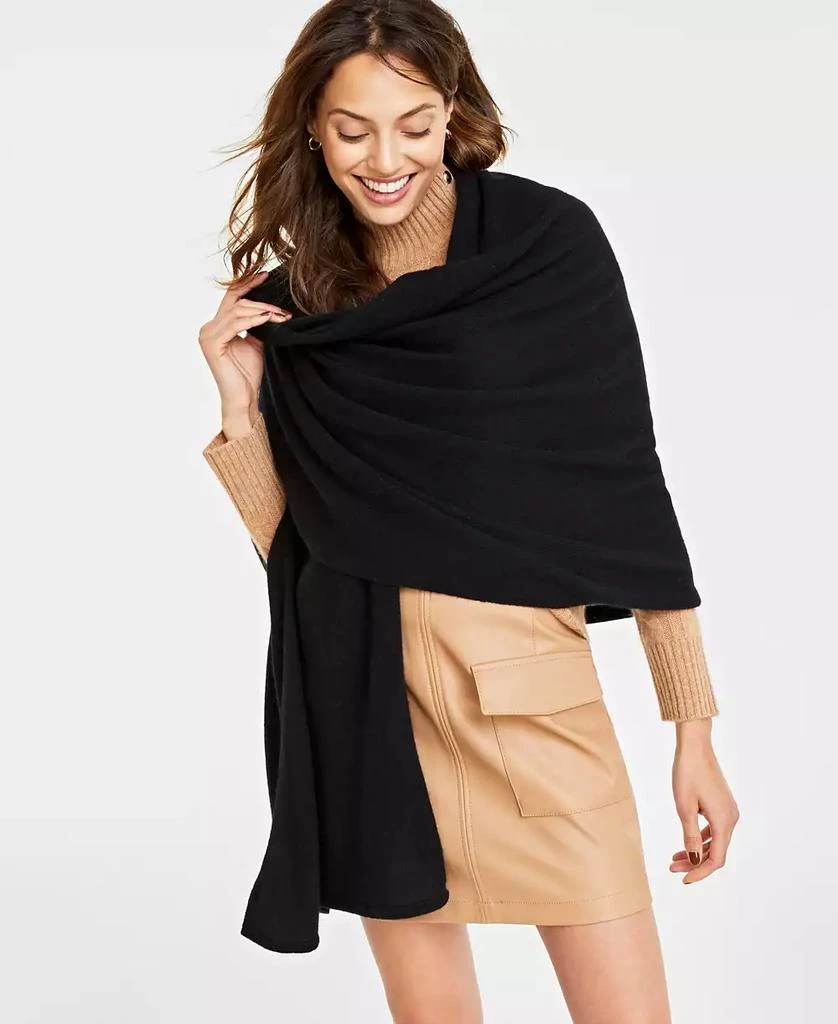 商品Charter Club|100% Cashmere Oversized Scarf, Created for Macy's,价格¥456,第2张图片详细描述