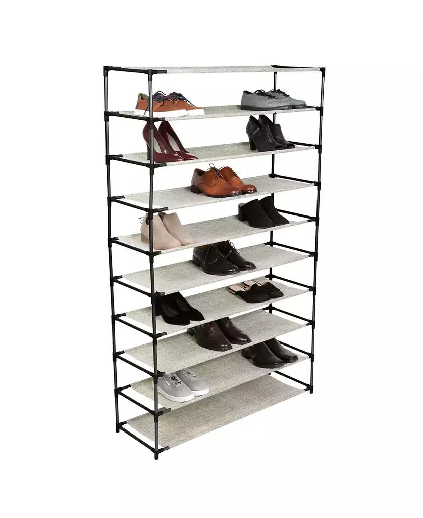 商品Simplify|10 Tier 50 Pair Shoe Rack,价格¥432,第4张图片详细描述