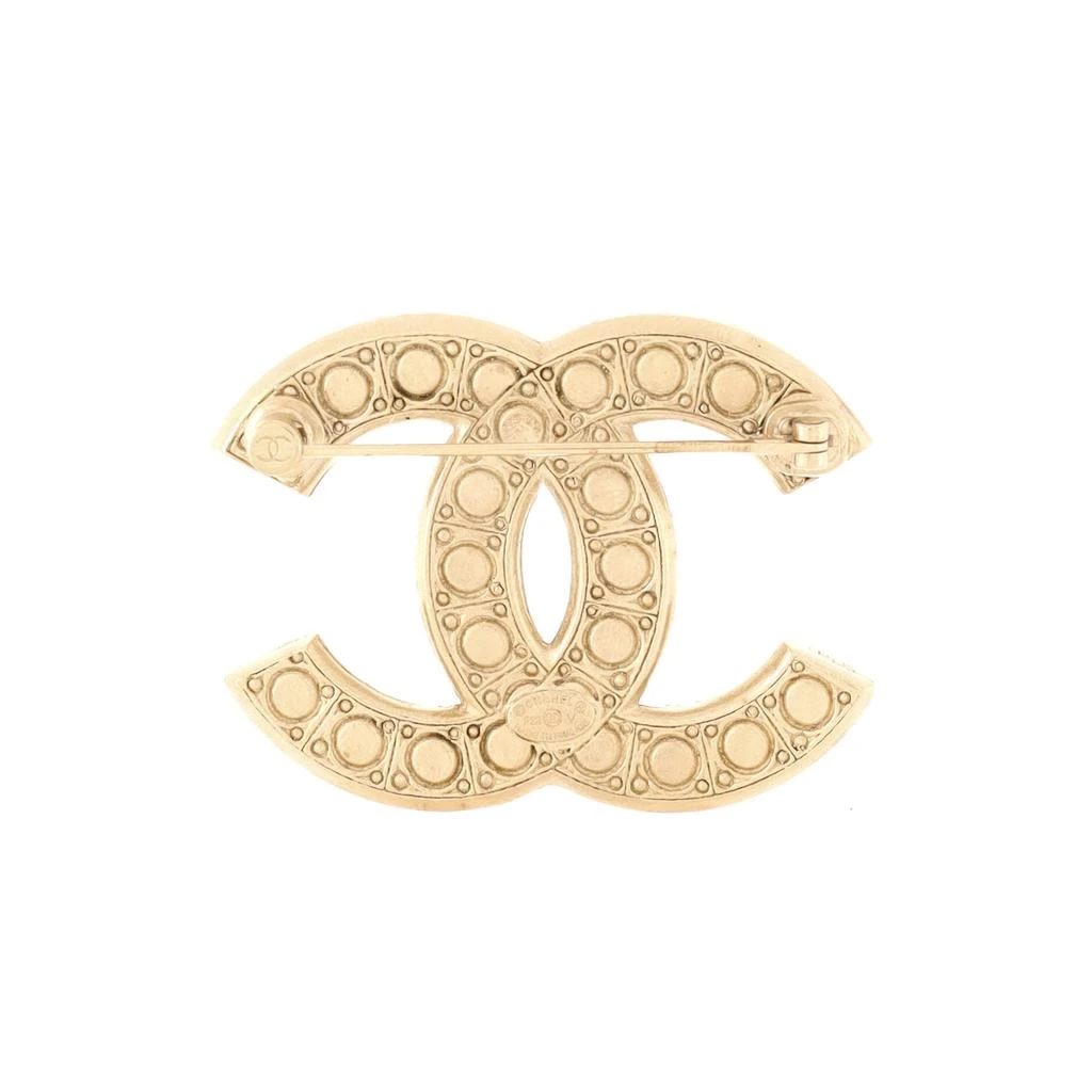 商品[二手商品] Chanel|CC Brooch Metal with Crystals and Faux Pearls,价格¥5985,第2张图片详细描述