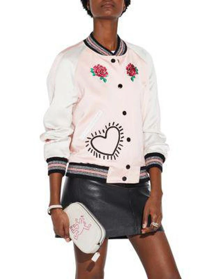 商品Coach|x Keith Haring Glitter Motif Crossbody Clutch,价格¥763,第2张图片详细描述