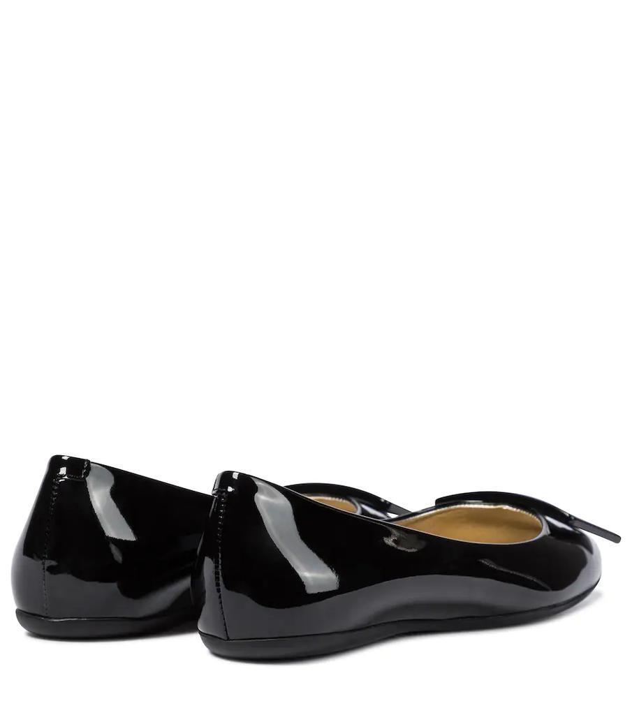 商品Roger Vivier|Gommette patent leather ballet flats,价格¥3705,第5张图片详细描述