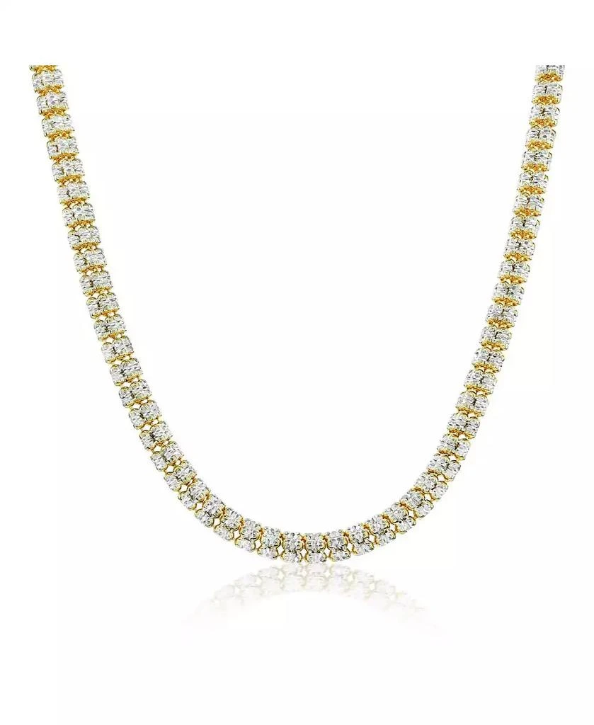 商品Simona|Sterling Silver 5mm D-C Ice Barrel Chain - Two-Tone,价格¥367,第1张图片