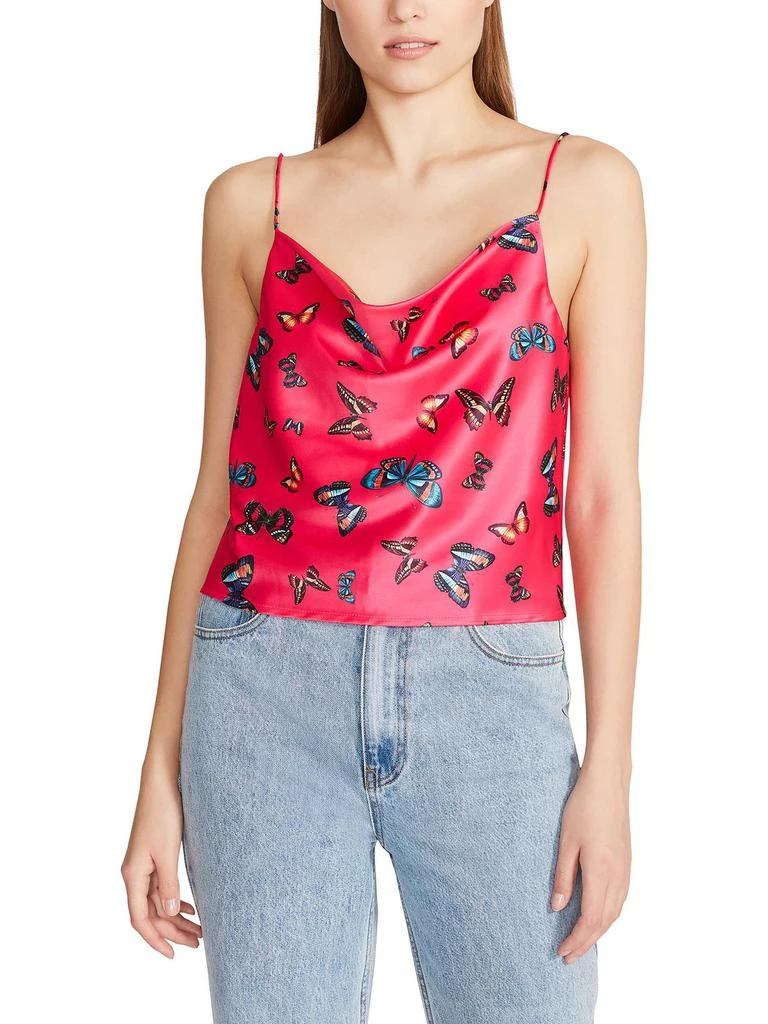 商品Steve Madden|Adriana Womens Animal Print Cowl Neck Tank Top,价格¥207,第1张图片