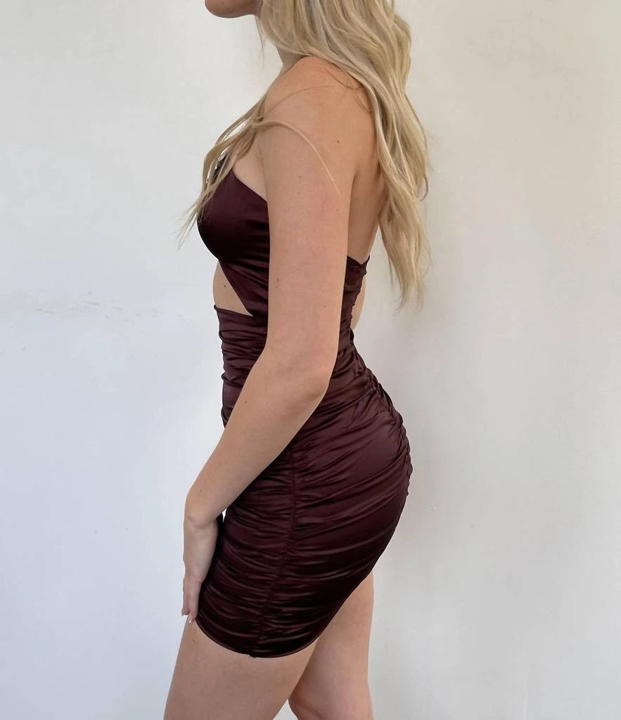 商品Sky to Moon|Banks Mini Dress In Brunette,价格¥489,第3张图片详细描述