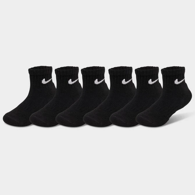 商品NIKE|Little Kids' Nike Dri-FIT Ankle Socks (6-Pack),价格¥149,第1张图片