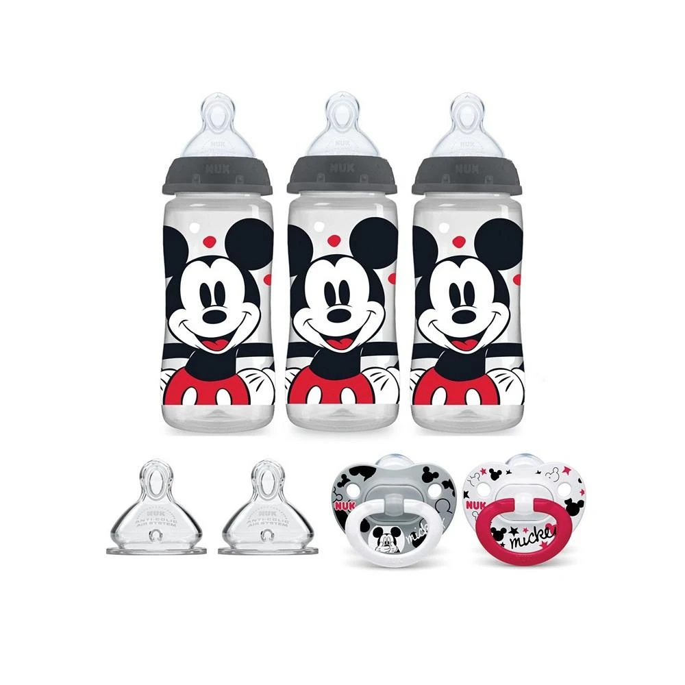 商品NUK|7 Piece Disney Smooth Flow Bottle & Pacifier Newborn Set, Mickey Mouse,价格¥280,第1张图片
