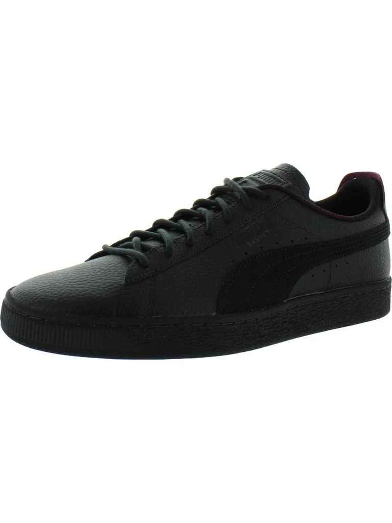 商品Puma|SF Basket LS Mens Leather Logo Sneakers,价格¥382,第1张图片