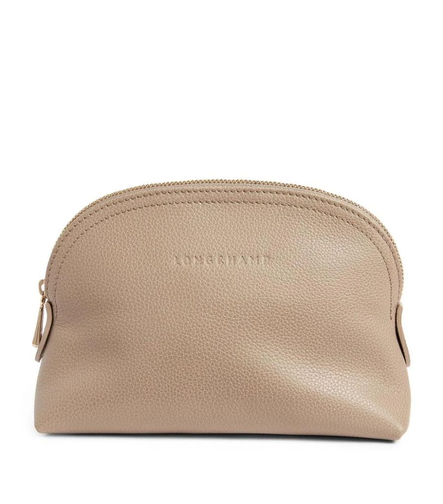 商品Longchamp|Leather Le Foulonné Pouch,价格¥1152,第1张图片