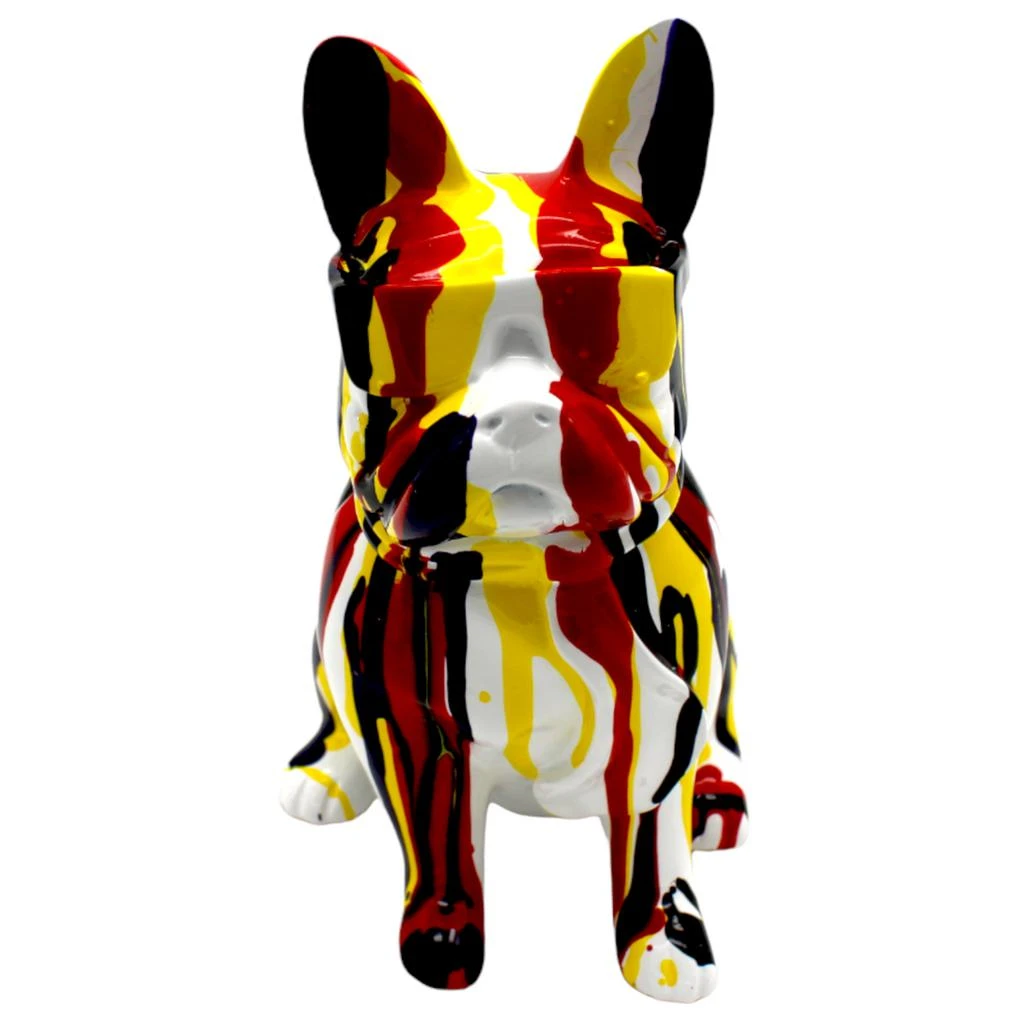 商品Interior Illusion Plus|Interior Illusions Plus Red  & Yellow Graffiti Dog with Glasses - 8" tall,价格¥458,第1张图片