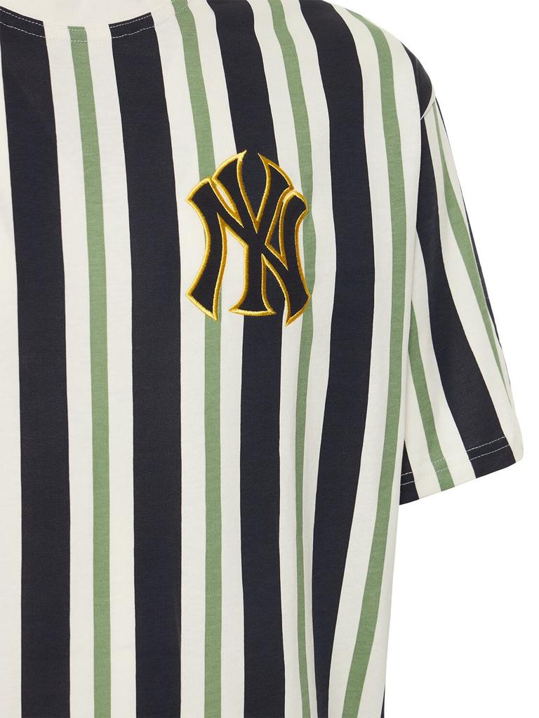 Oversize Pinstriped Jersey T-shirt商品第4张图片规格展示