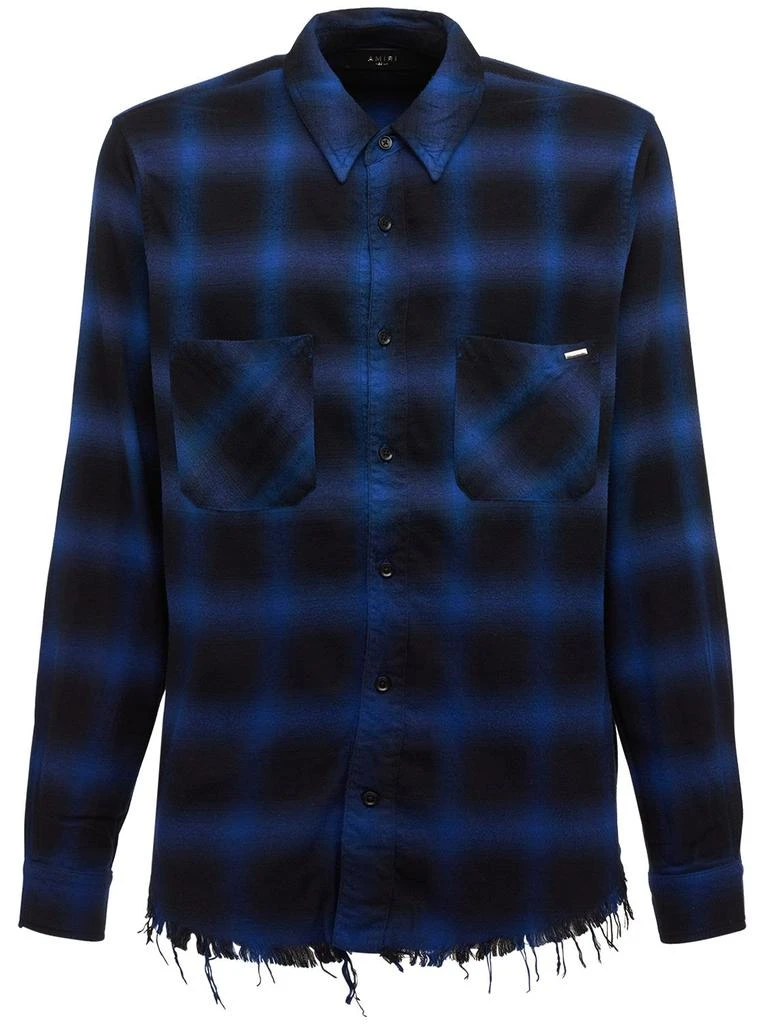 商品AMIRI|Shadow Check Cotton Shirt,价格¥5260,第1张图片