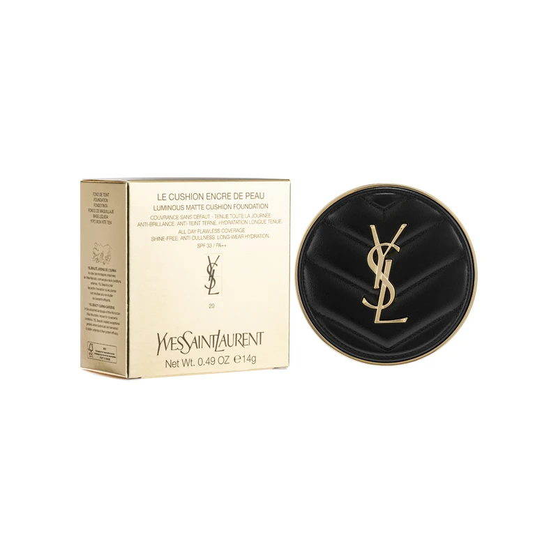 商品[国内直发] Yves Saint Laurent|Yves Saint Laurent SPF33PA++ 升级版轻透无重羽毛气垫粉底 14克 14g,价格¥457,第5张图片详细描述