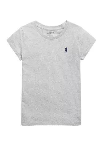 商品Ralph Lauren|Girls 7-16 Cotton Jersey T-Shirt,价格¥87-¥218,第1张图片