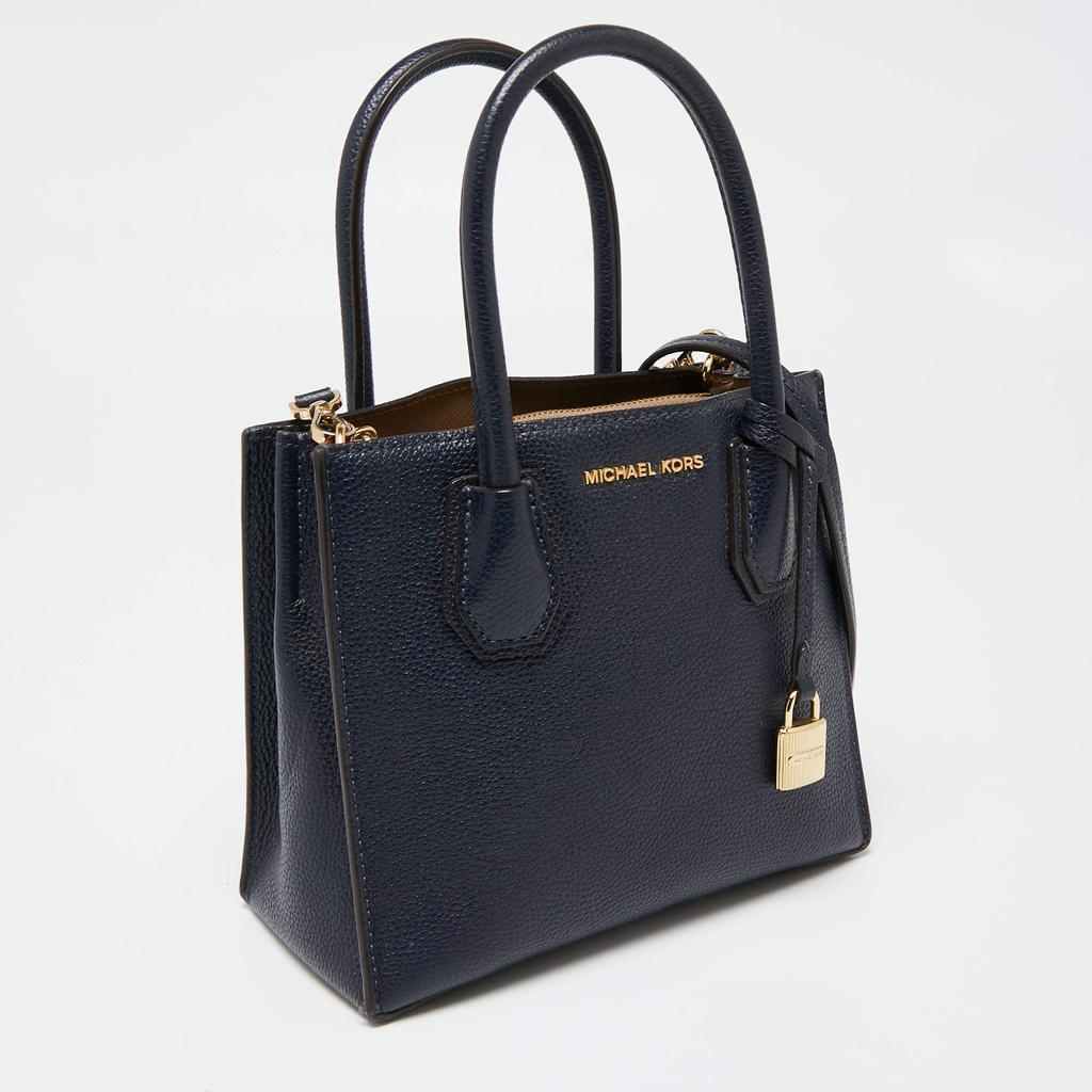 商品[二手商品] Michael Kors|MICHAEL Michael Kors Black Leather Mini Mercer Tote,价格¥2385,第5张图片详细描述