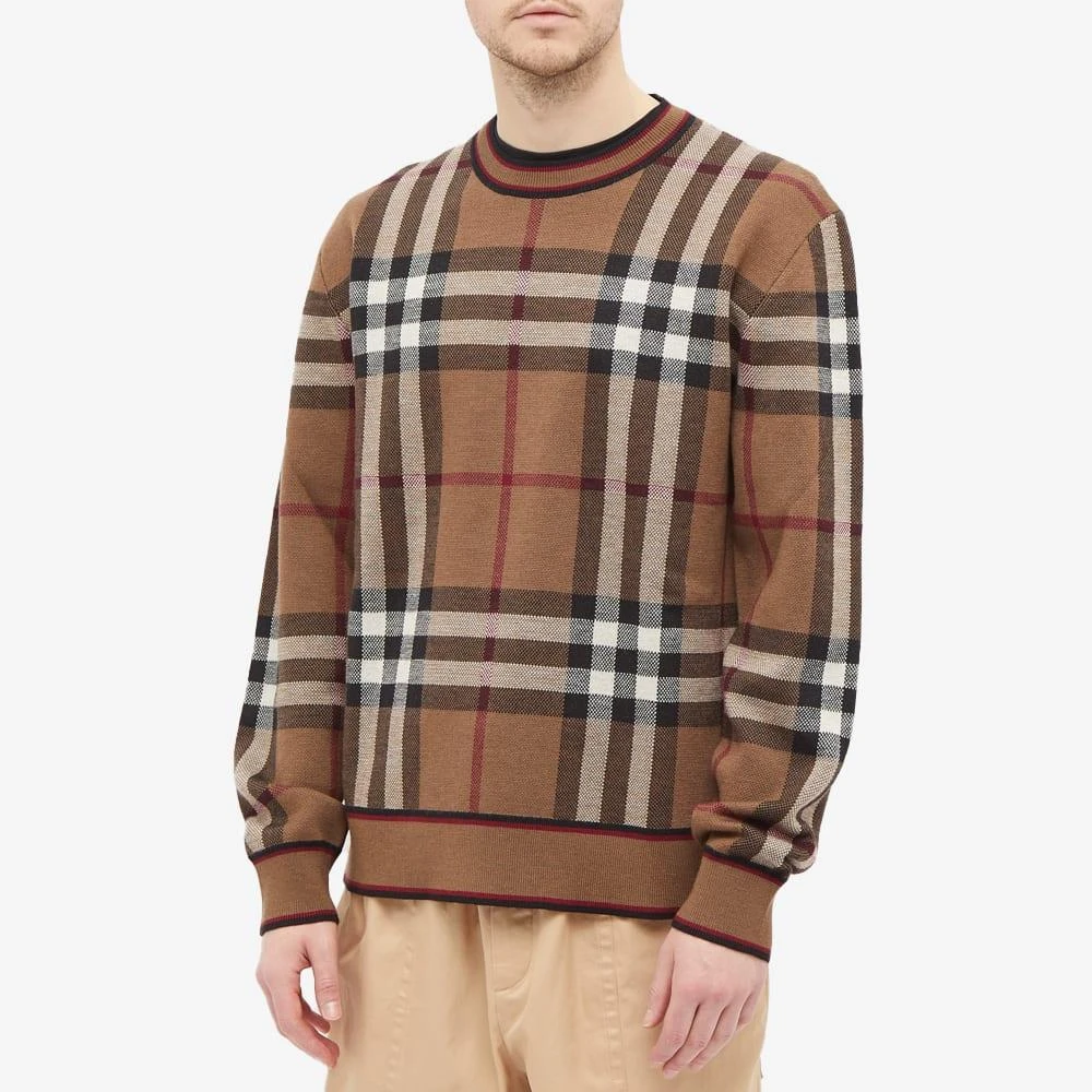 商品Burberry|Burberry Naylor Check Crew Knit,价格¥5749,第4张图片详细描述