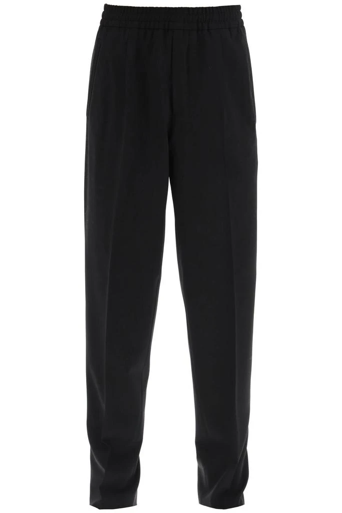 商品Zegna|Jogger Fit Wool Blend Trousers,价格¥2211,第1张图片