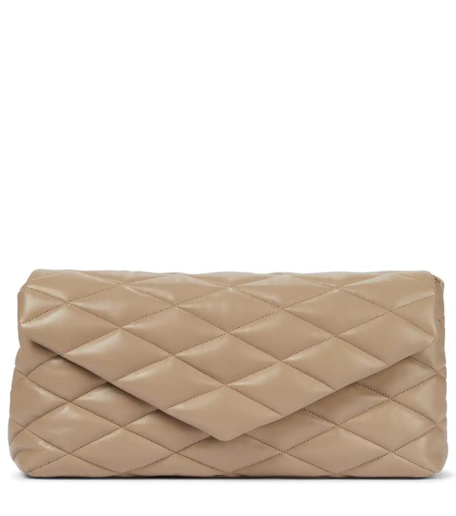 商品Yves Saint Laurent|Sade Puffer quilted leather clutch,价格¥10342,第1张图片