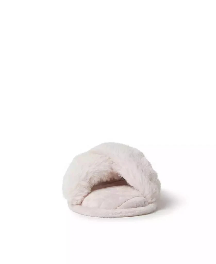 商品Dear Foams|Women's Jessica Furry Cross Band Slide Slippers,价格¥211,第3张图片详细描述