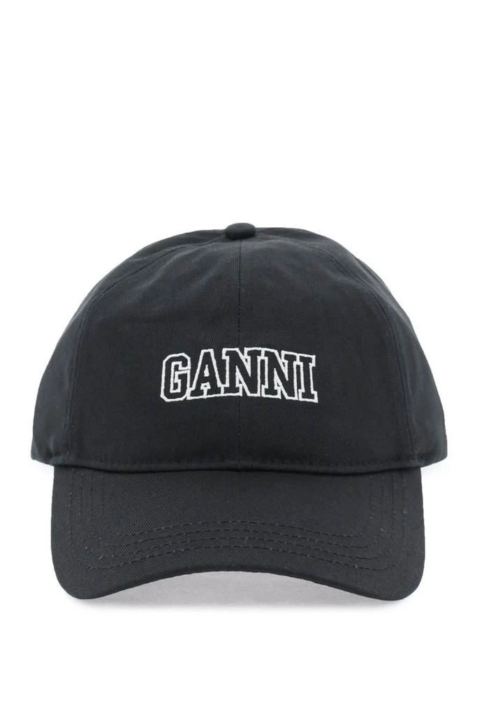 商品Ganni|Ganni organic cotton baseball cap,价格¥611,第1张图片