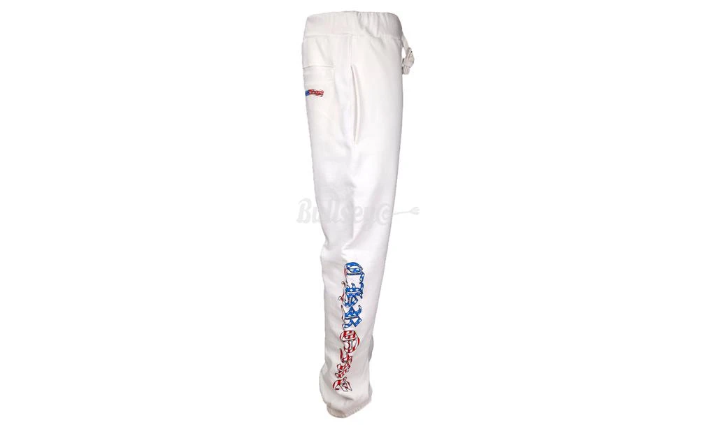 商品Chrome Hearts|Chrome Hearts Matty Boy America White Sweatpants,价格¥5940,第3张图片详细描述