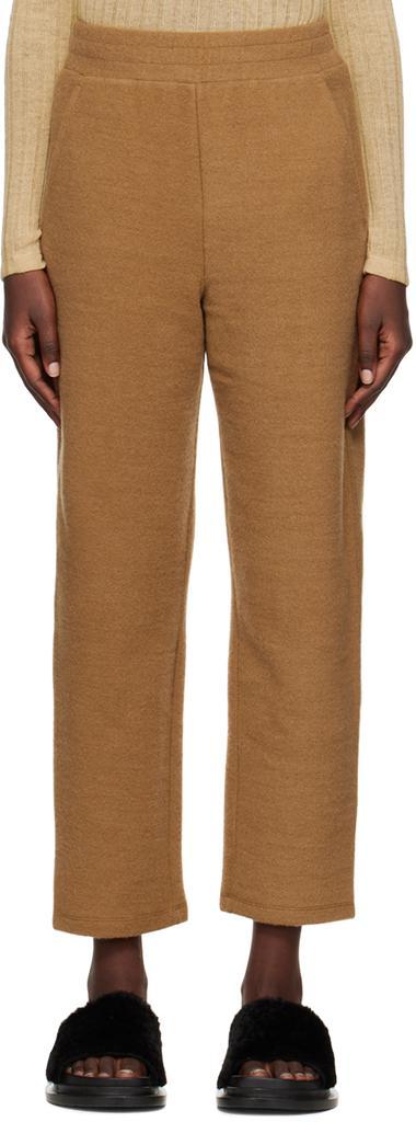 商品Max Mara|Brown Beira Lounge Pants,价格¥2428,第1张图片