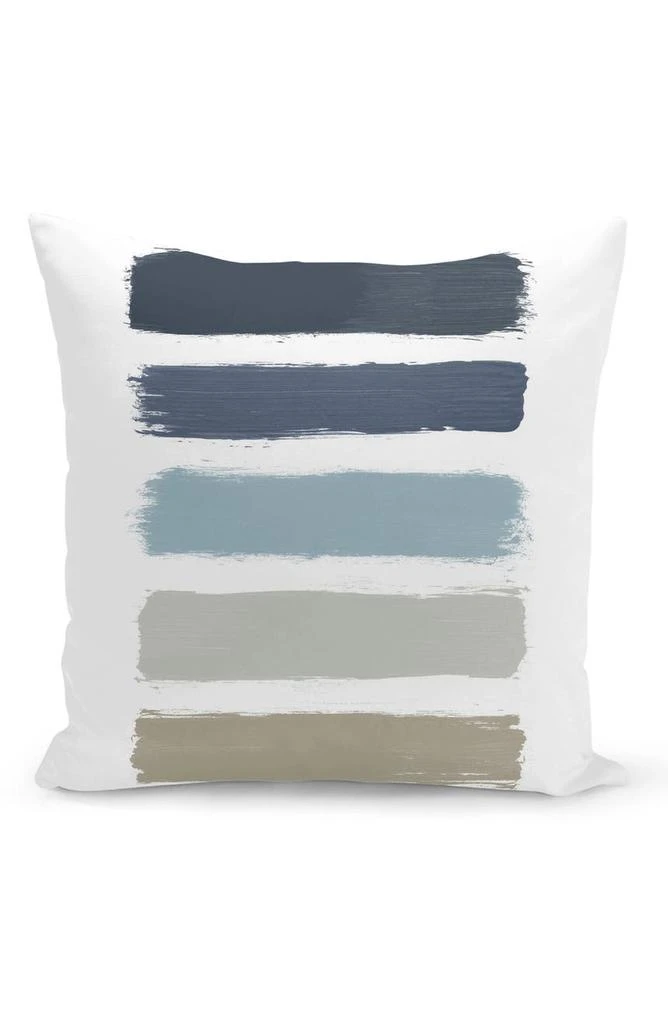 商品Curioos|Blue & Taupe Stripes Throw Pillow,价格¥245,第1张图片