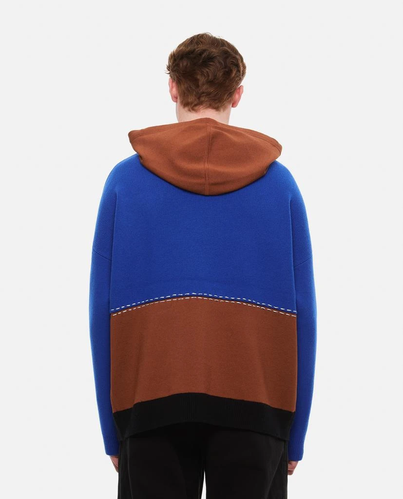 商品JW Anderson|COLOURBLOCK WOOL HOODIE,价格¥4679,第3张图片详细描述