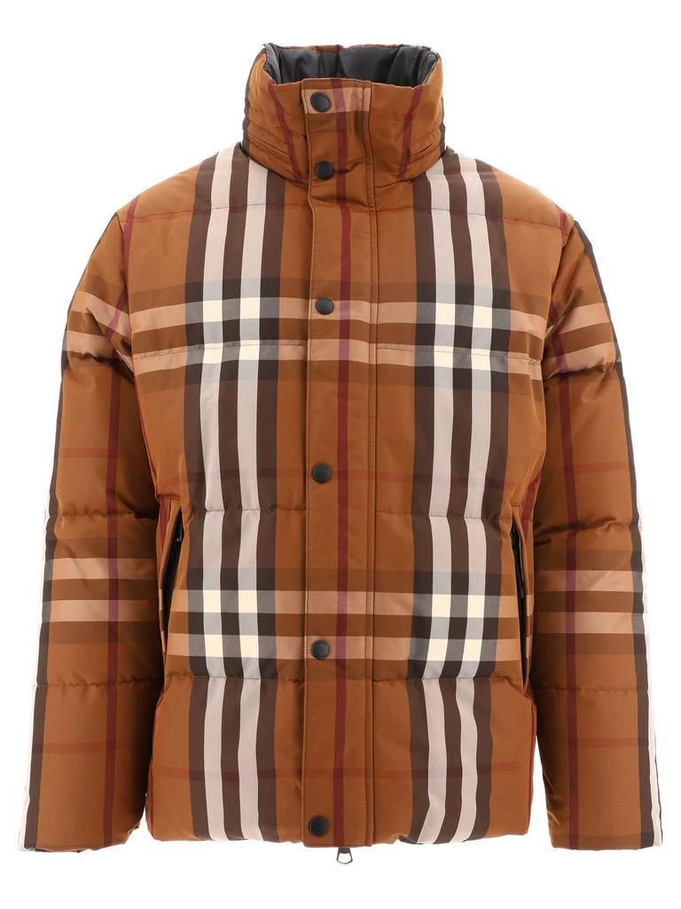 商品Burberry|Burberry Reversible Checked Hooded Puffer Jacket,价格¥9881,第1张图片