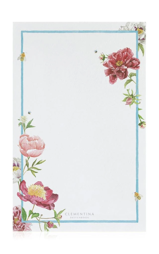 商品Clementina Sketchbook|Clementina Sketchbook - Peonies Notepad - Multi - Moda Operandi,价格¥512,第1张图片