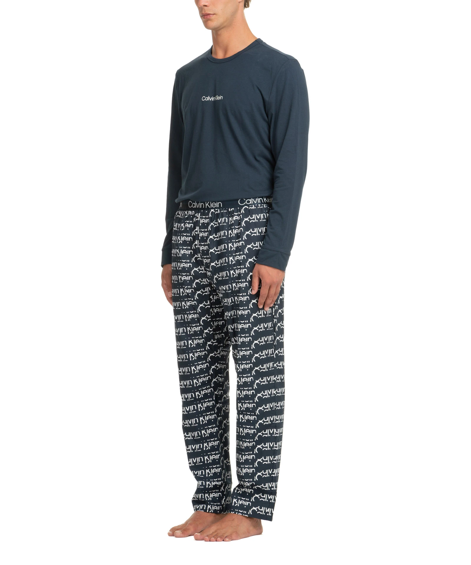 商品Calvin Klein|Calvin Klein 男士睡衣睡裤 000NM2184EGVB 黑色,价格¥806,第1张图片