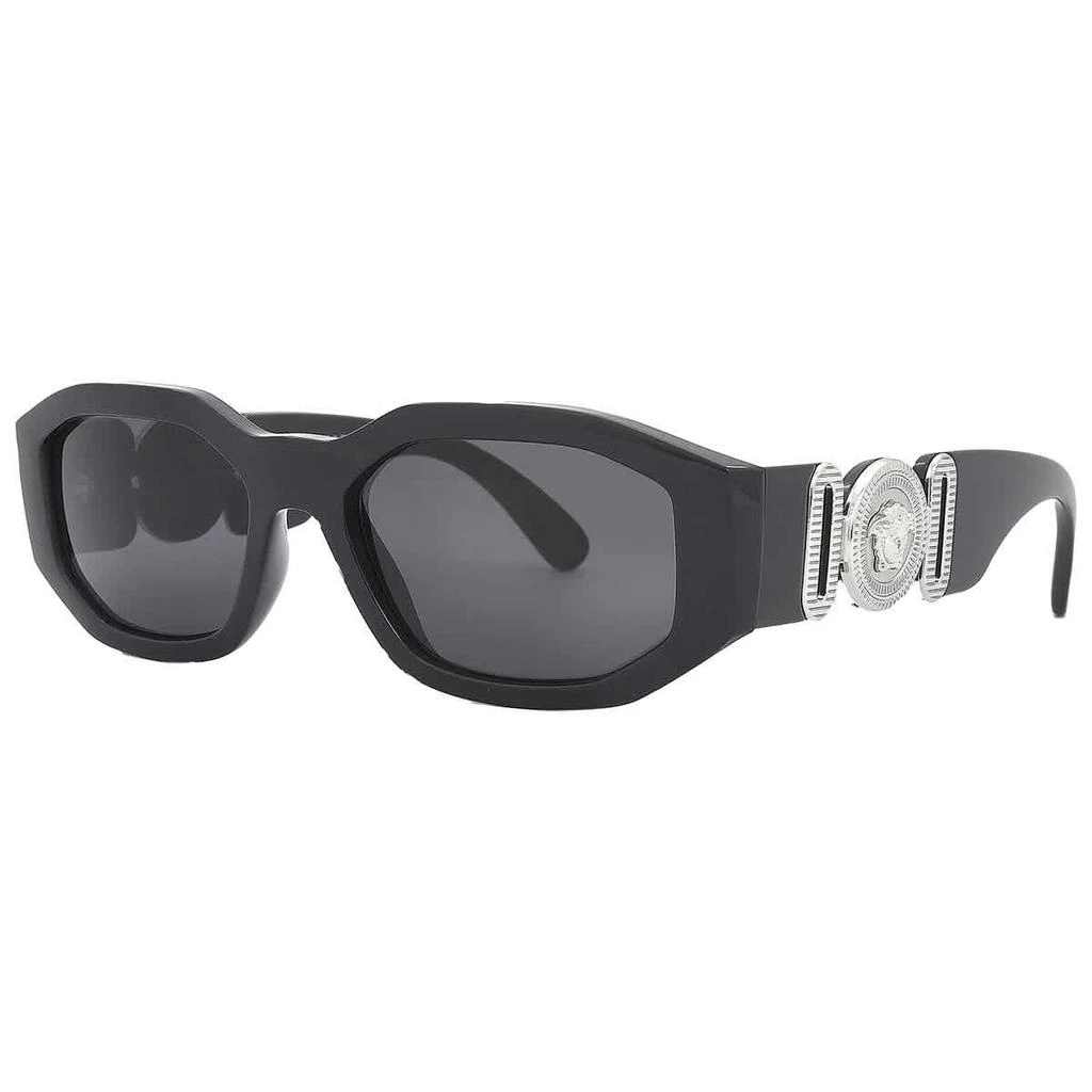 Versace Dark Gray Geometric Unisex Sunglasses VE4361 542287 53 2