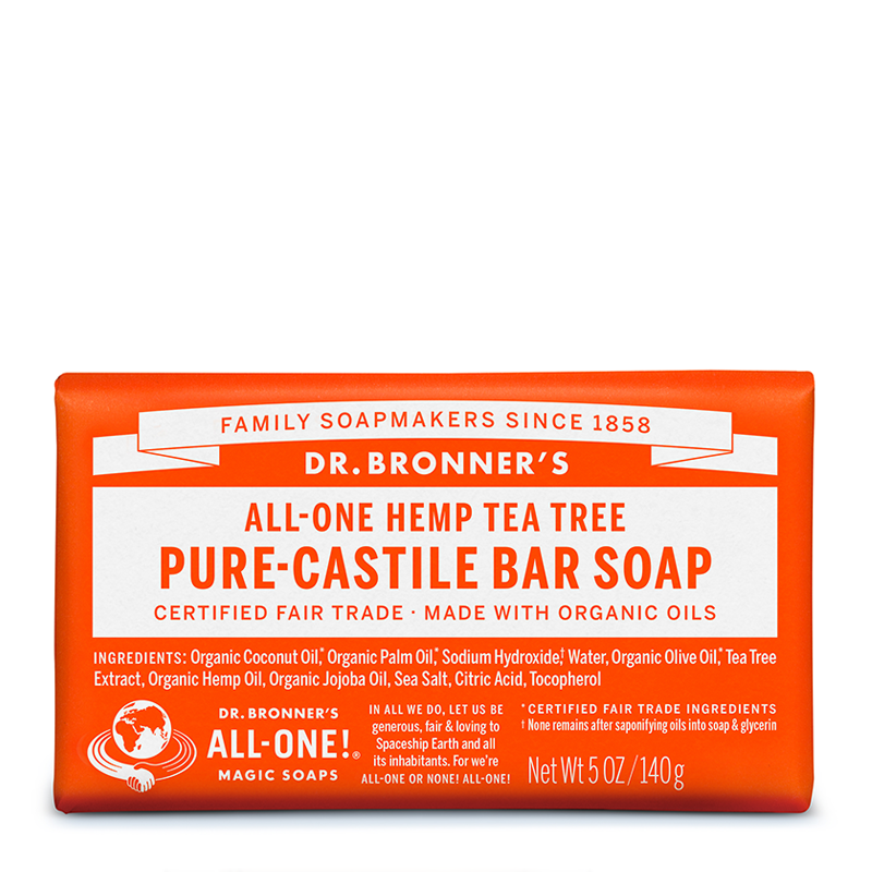 Dr Bronner's 布朗博士 茶树多效香皂 140g商品第1张图片规格展示