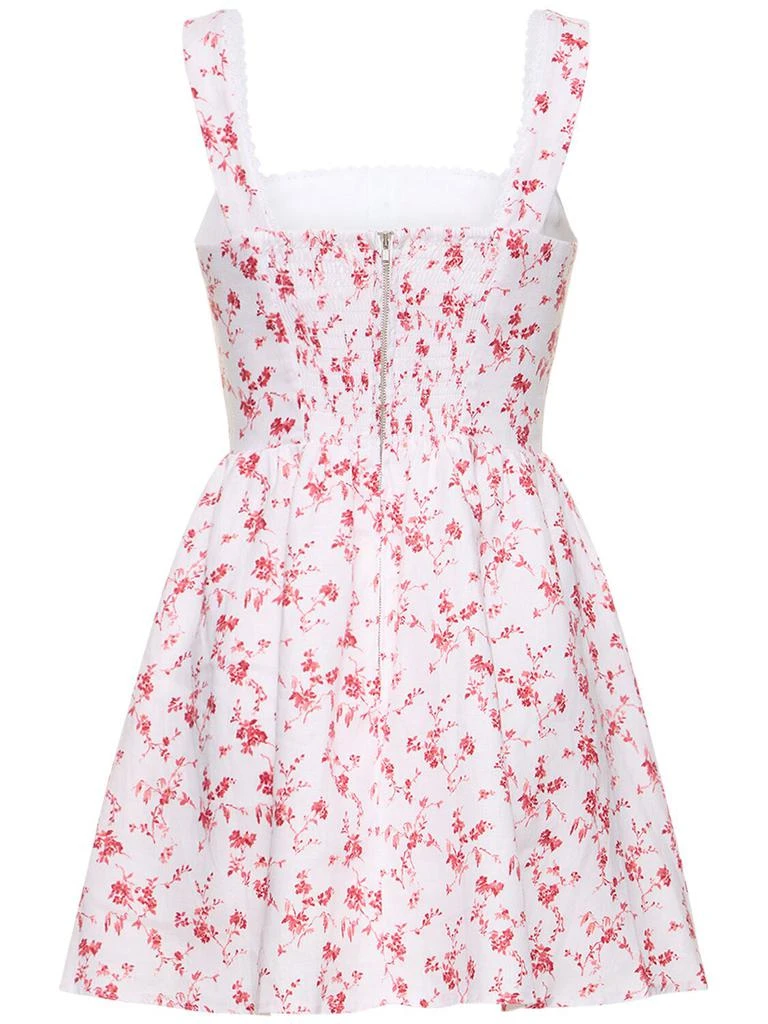 商品Reformation|Sheri Printed Linen Mini Dress,价格¥749,第4张图片详细描述