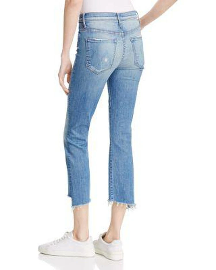 商品MOTHER|Insider Step Crop Fray Jeans in Shake Well ,价格¥1024,第2张图片详细描述