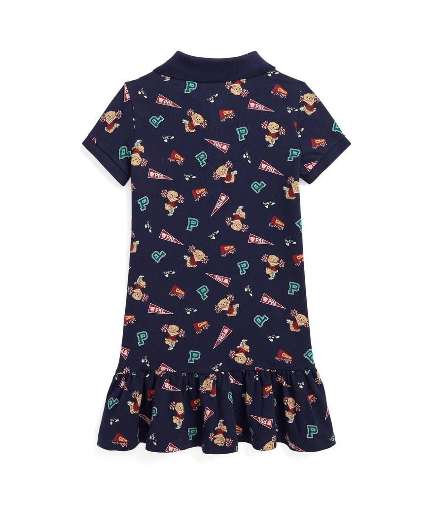 商品Ralph Lauren|Polo Bear Cotton Mesh Polo Dress (Toddler/Little Kids),价格¥323,第2张图片详细描述