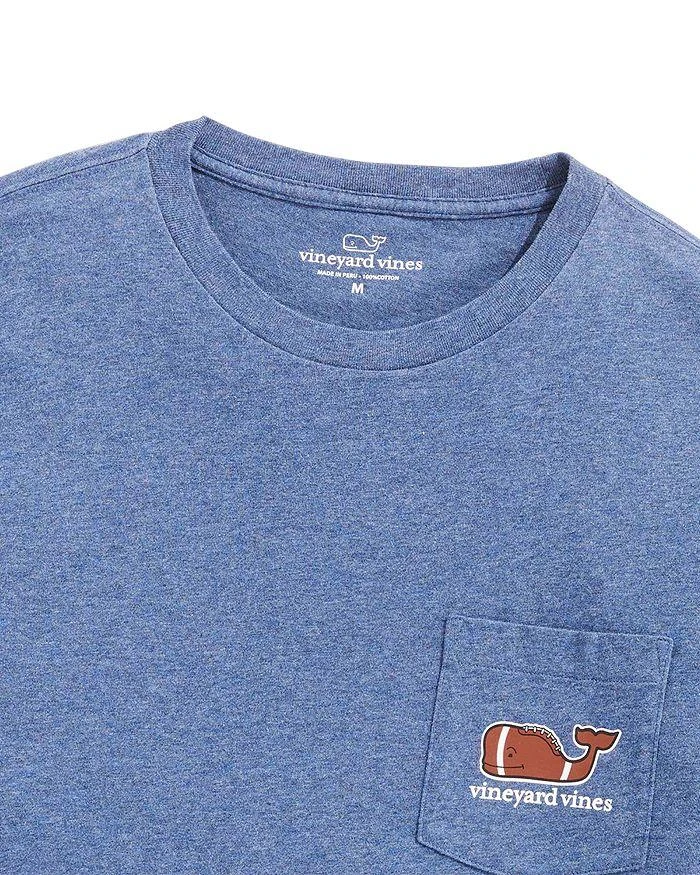 商品Vineyard Vines|Football Whale Long Sleeve Pocket Tee,价格¥257,第3张图片详细描述