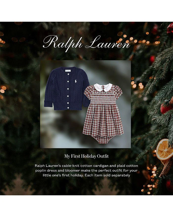 Girls' Plaid Cotton Poplin Dress & Bloomers Set - Baby 商品