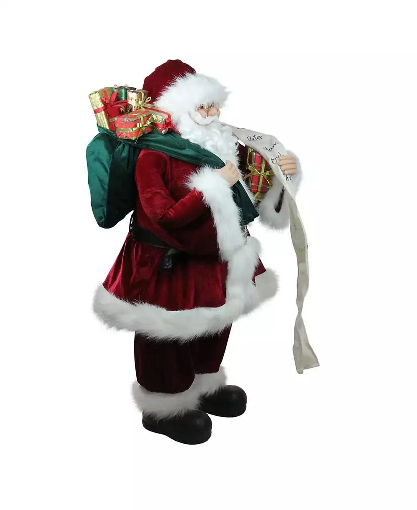 商品Northlight|Standing Santa Claus Holding A Naughty Christmas Figurine,价格¥3394,第2张图片详细描述