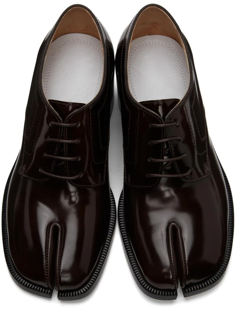 商品MAISON MARGIELA|Brown Tabi Lace-Up Heels,价格¥4163,第5张图片详细描述