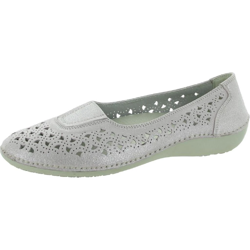 商品Propet|Propet Womens Cabrini Leather Comfort Flats,价格¥252,第2张图片详细描述