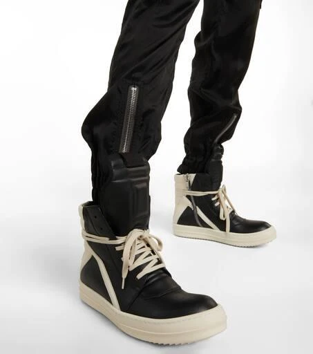 商品Rick Owens|Geobasket leather high-top sneakers,价格¥8689,第4张图片详细描述