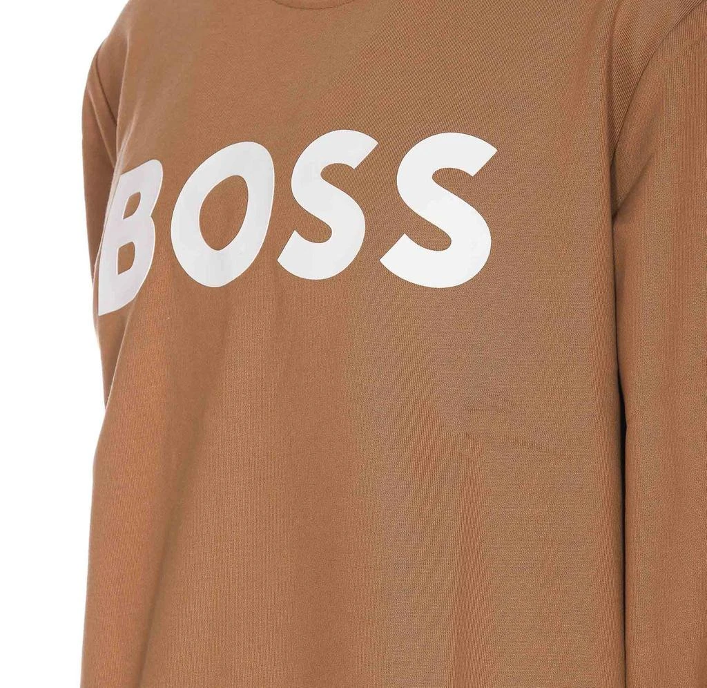 商品Hugo Boss|Hugo Boss Logo Printed Crewneck Sweatshirt,价格¥965,第3张图片详细描述