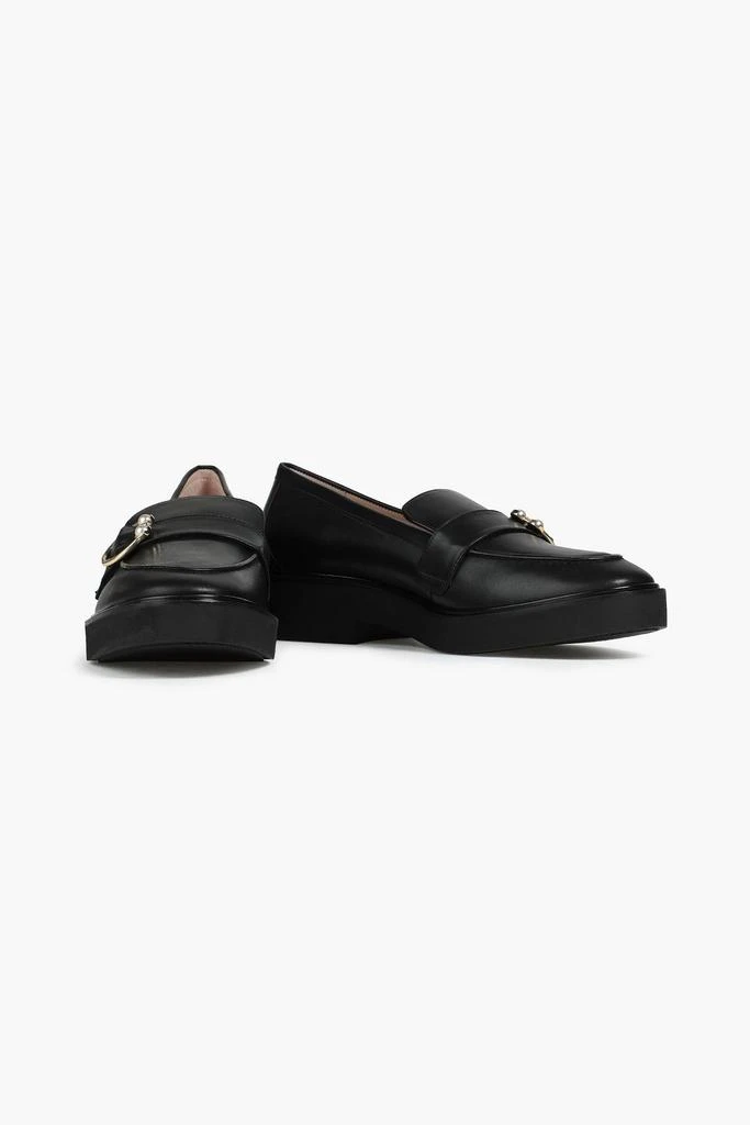 商品Stuart Weitzman|Embellished leather loafers,价格¥1109,第2张图片详细描述