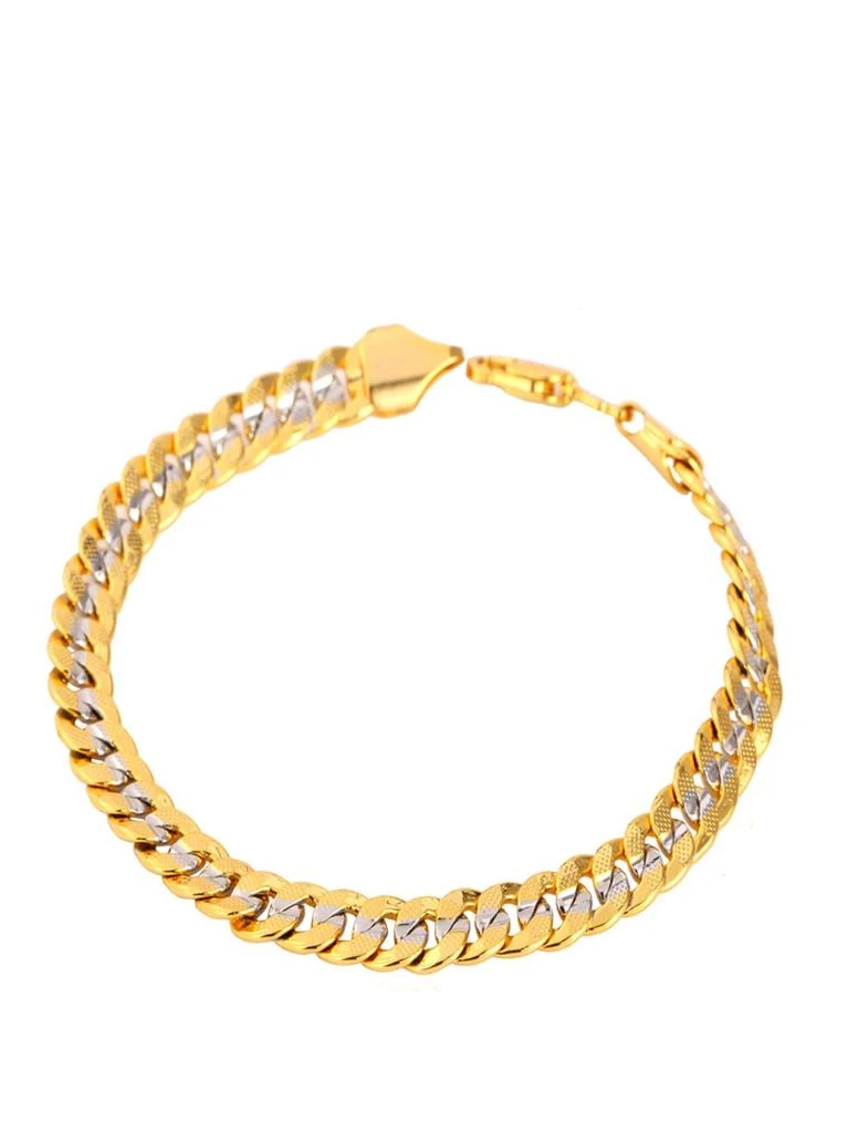 商品Stephen Oliver|18k Gold & Silver Two Tone Chain Link Bracelet,价格¥1447,第1张图片